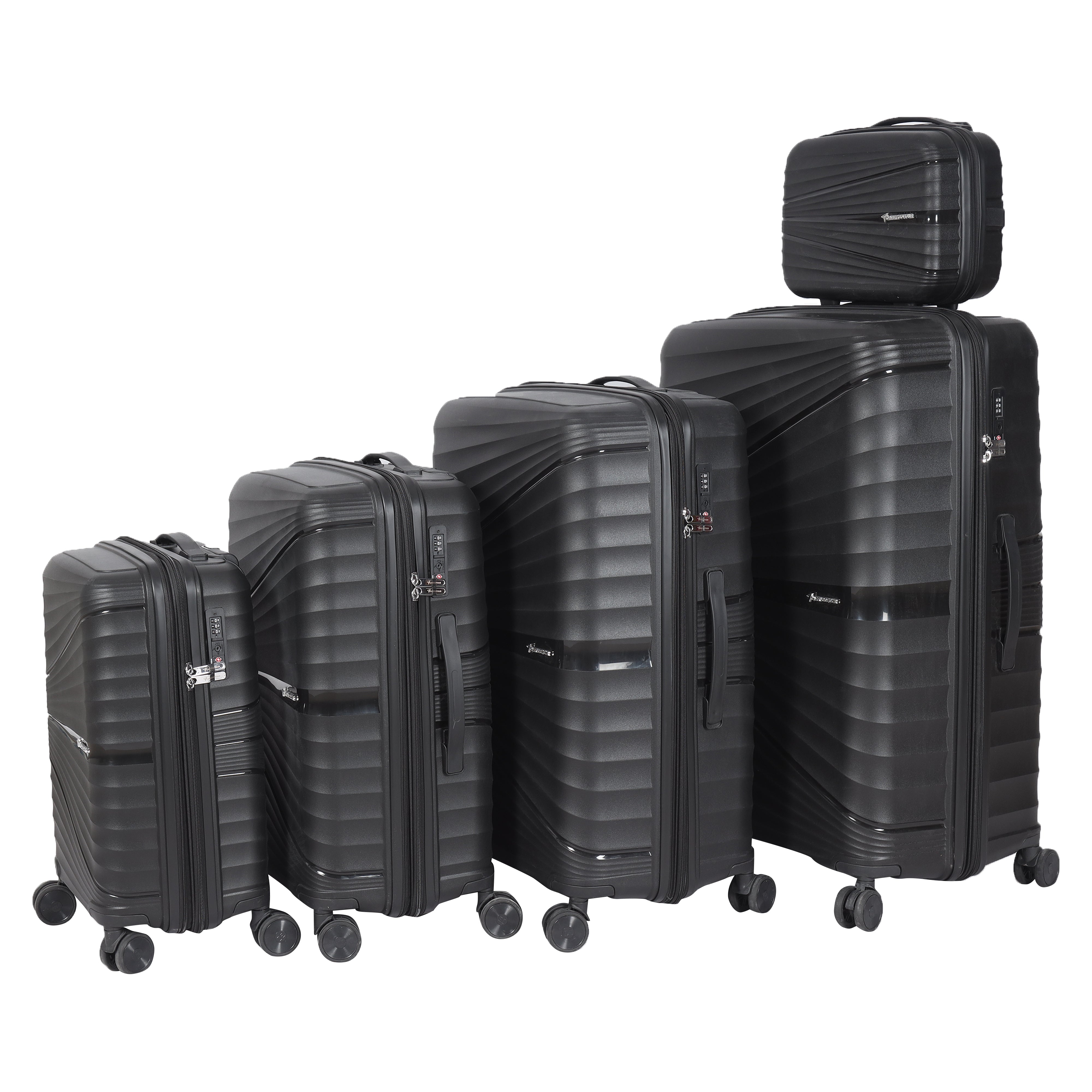 Hoover Black Suitcase Set Of 5