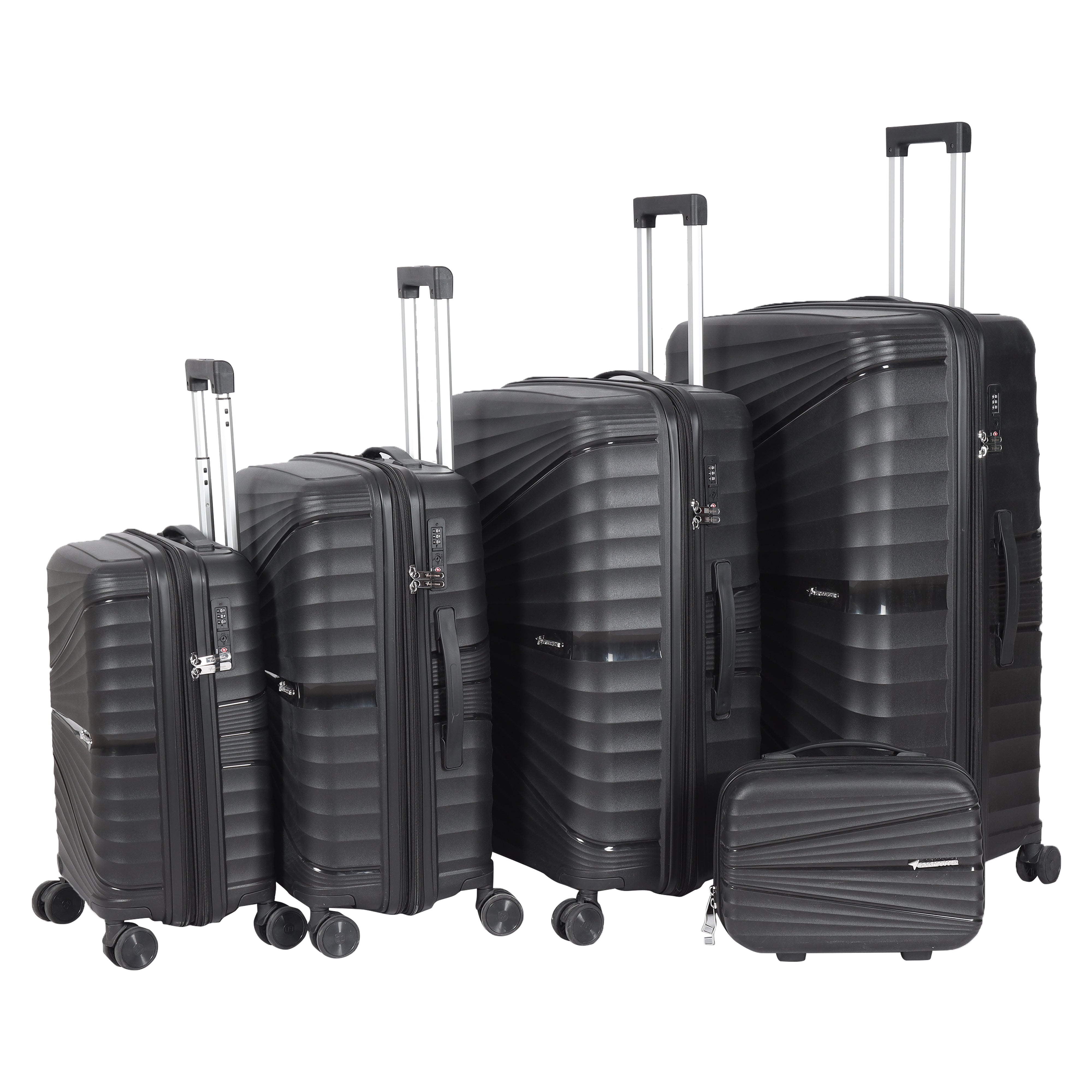 Hoover Black Suitcase Set Of 5