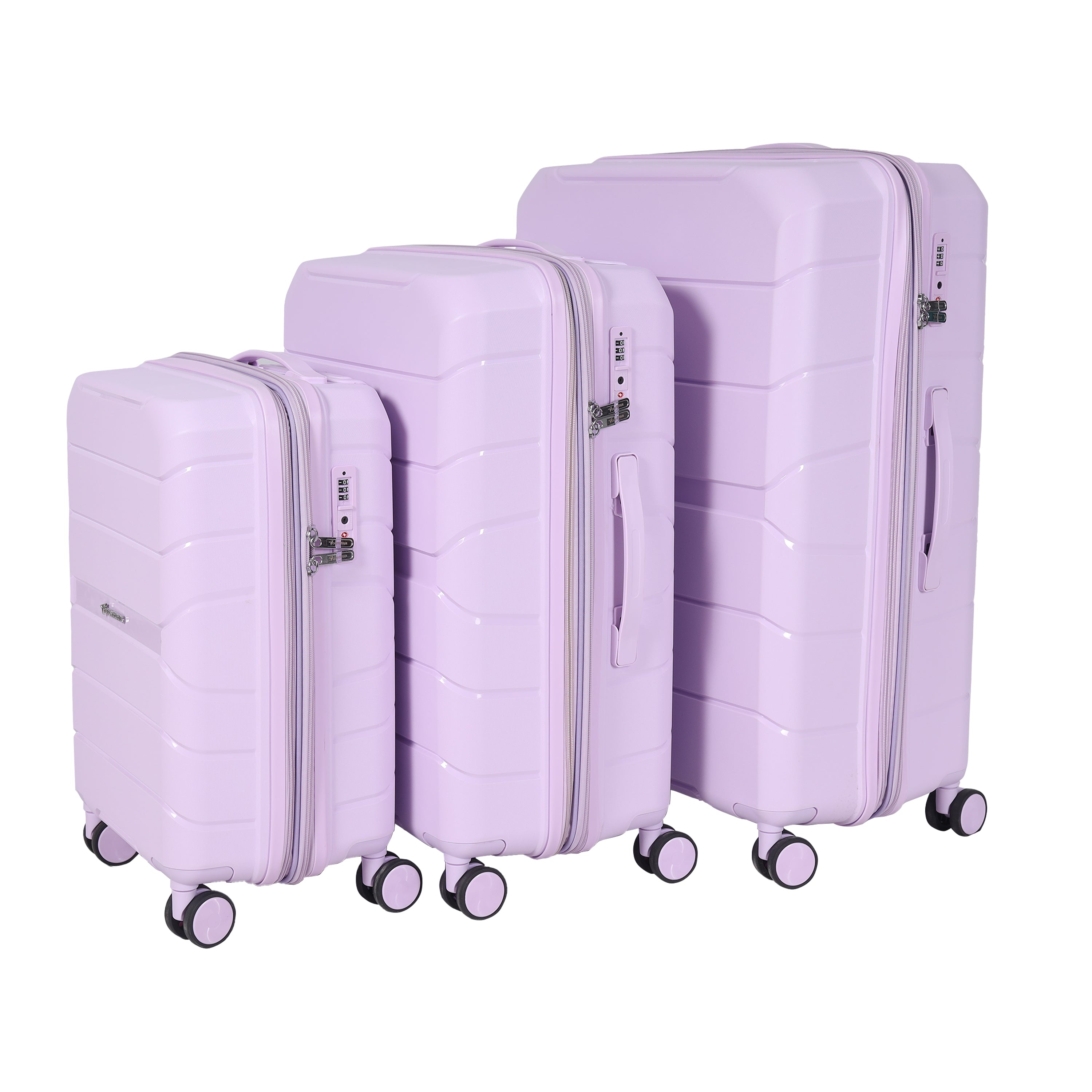 Arch Purple Suitcase Set Of 3