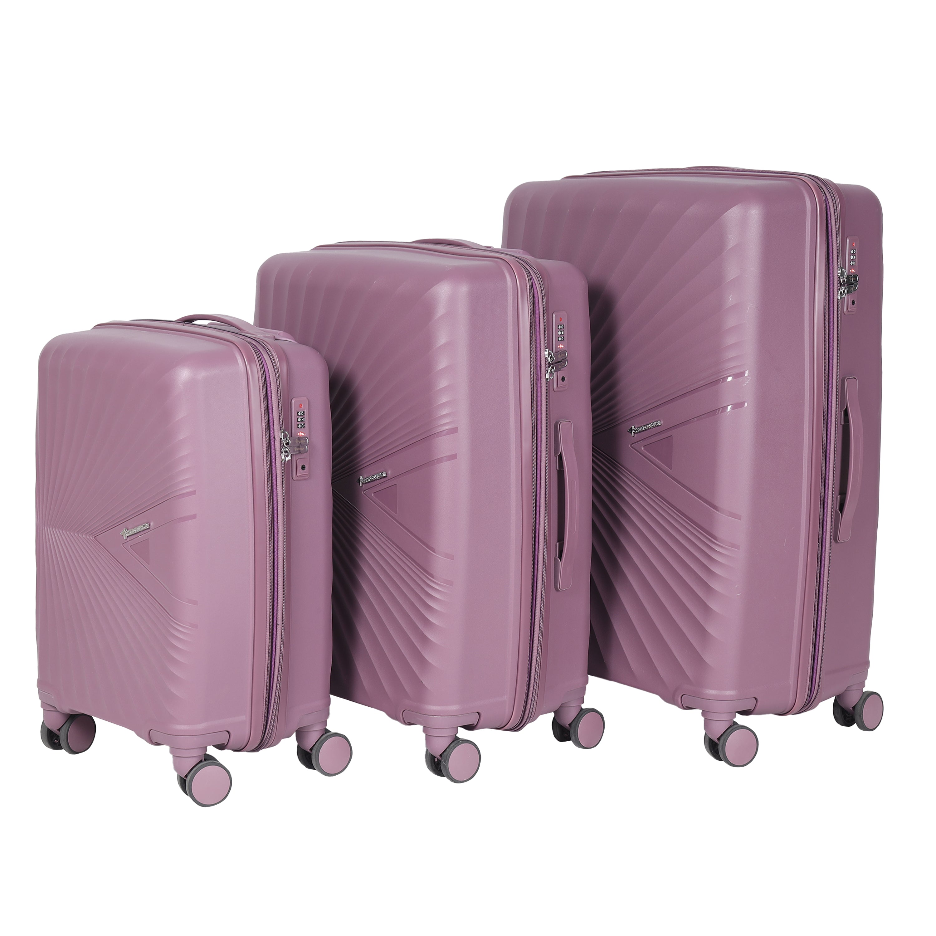 Nile Purple Suitcase Set Of 3