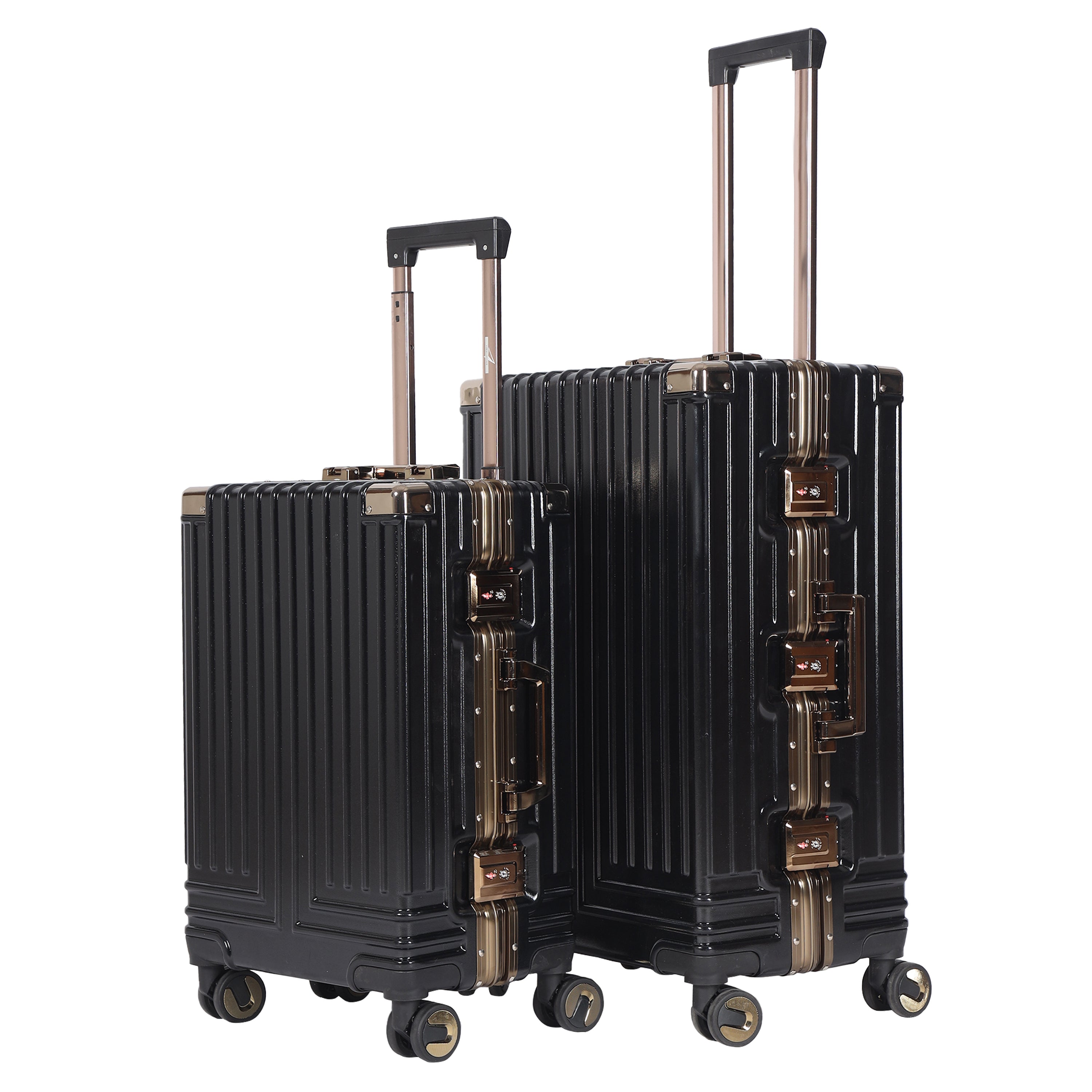 Palm Black Suitcase Set Of 2