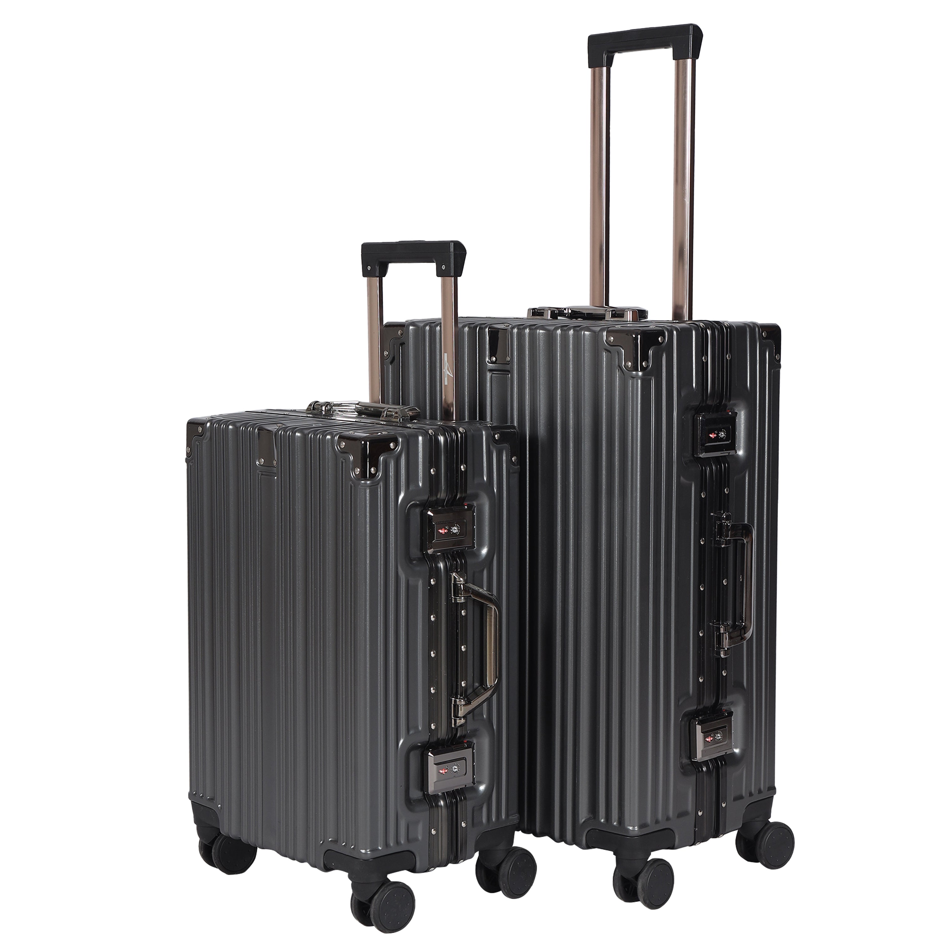 Square Mile Grey Suitcase Set Of 2