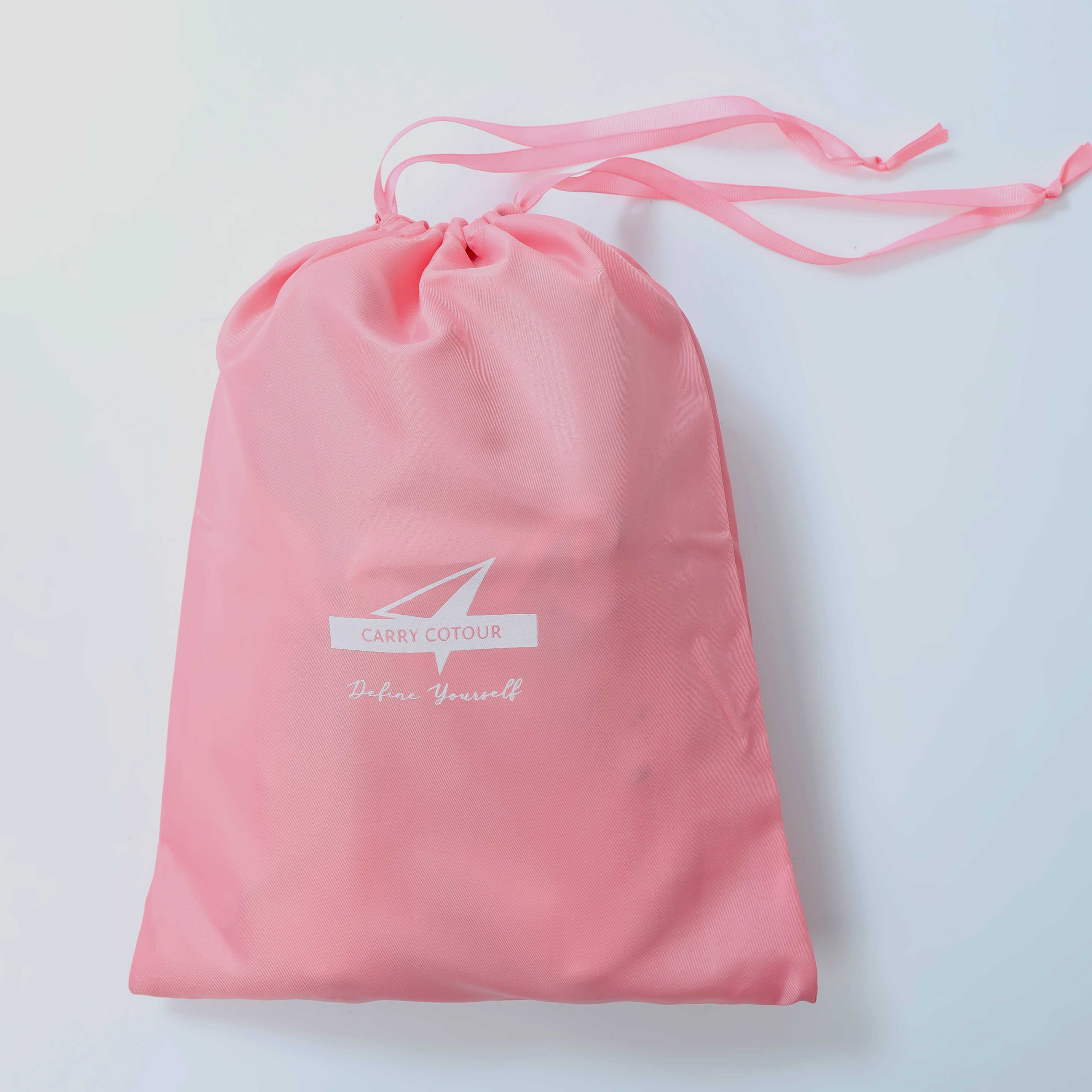 Pink Clothes Storage Bags Zipper