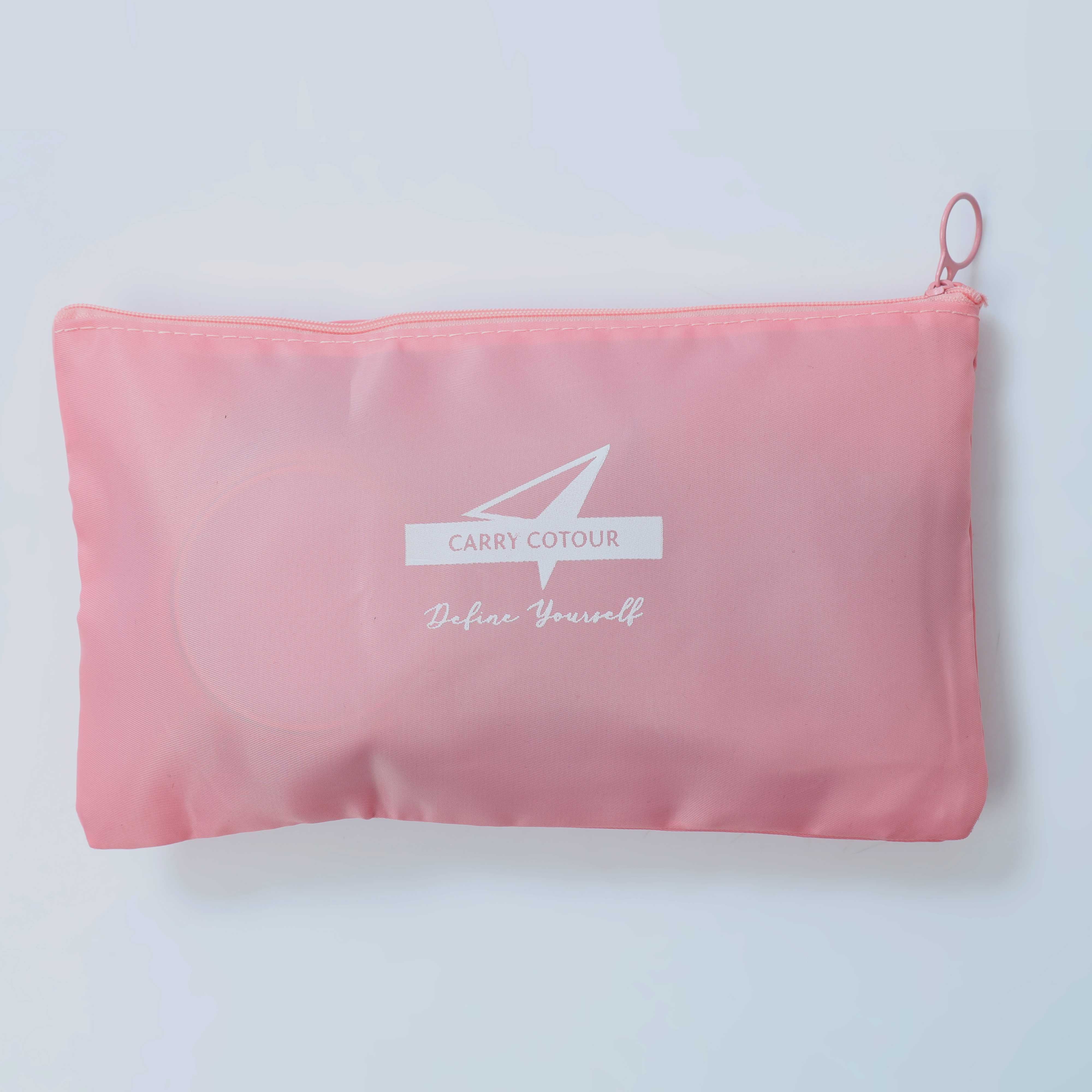 Pink Clothes Storage Bags Zipper