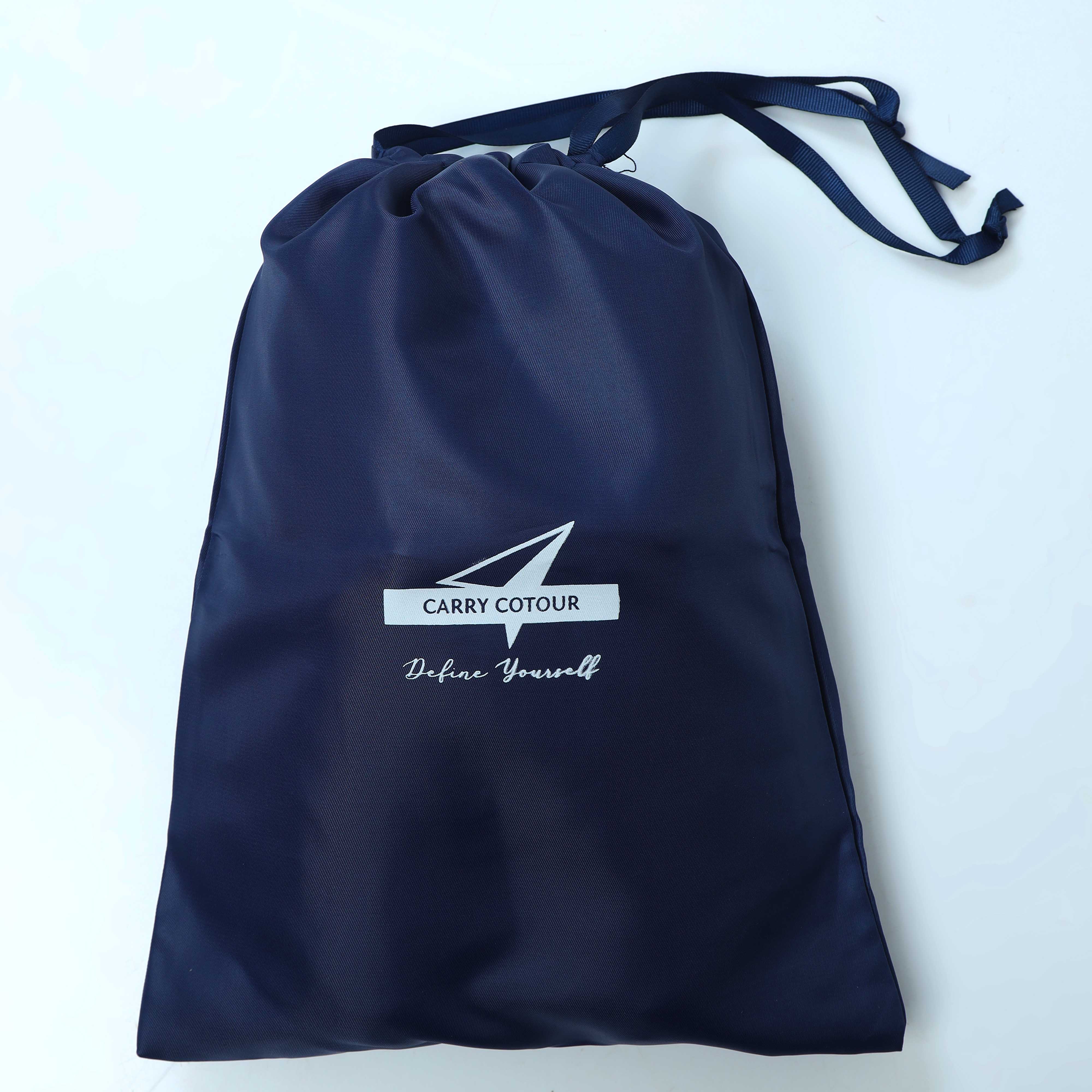 Blue Zipped Laundry Bag