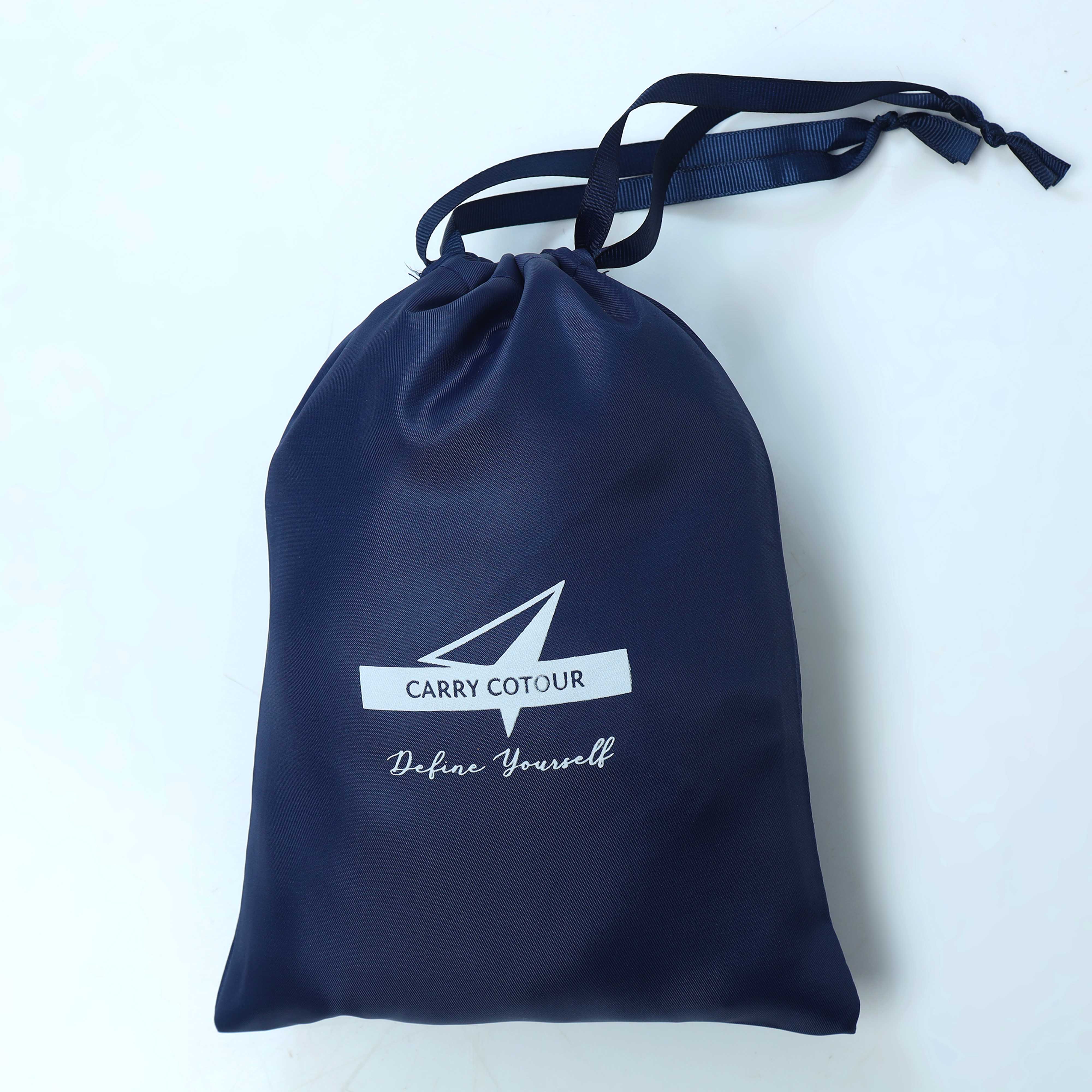 Blue Zipped Laundry Bag