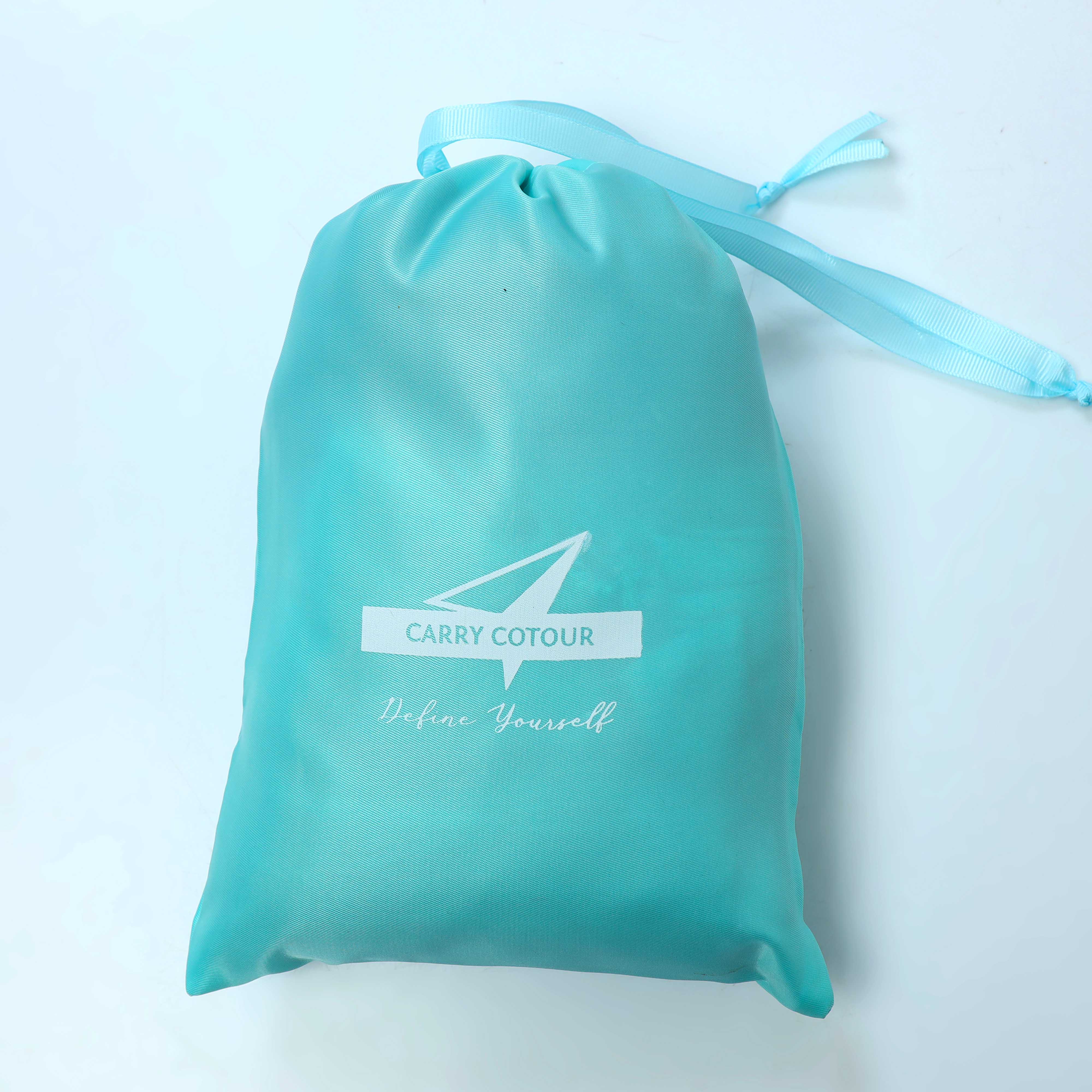 Cloth Organizer Pouch Laundry Zipper Bags - Light Blue